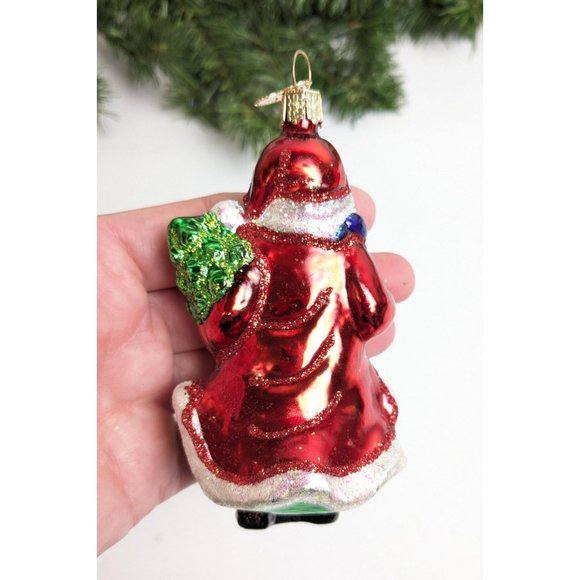 Santa Claus Retired Old World Christmas Ornament - Picture 5 of 5